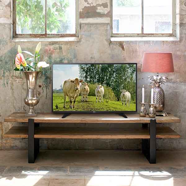 Maddox Industrial Reclaimed Elm TV Unit