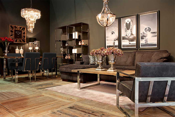 Maddox Reclaimed Elm Dining Table and Coffee Table