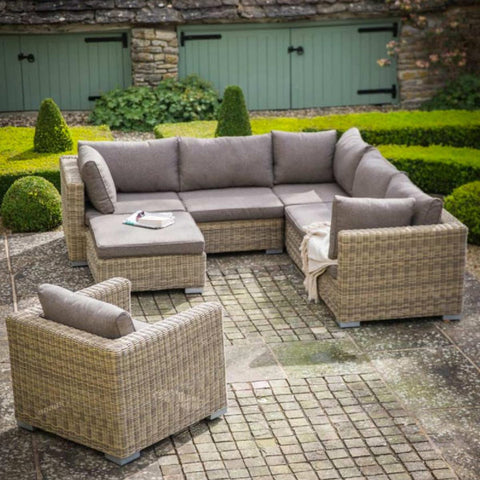 Marden PE Rattan Garden Corner Sofa Set