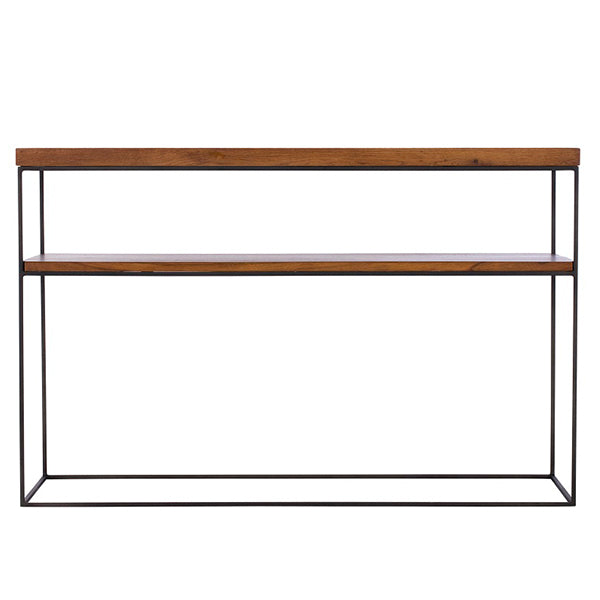 Mitcham Industrial Oak Console Table