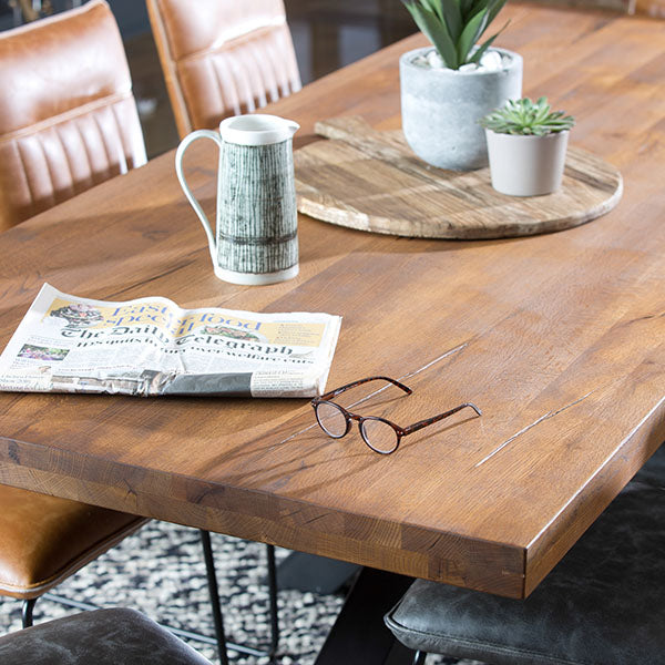 Mitcham Oak Industrial Table