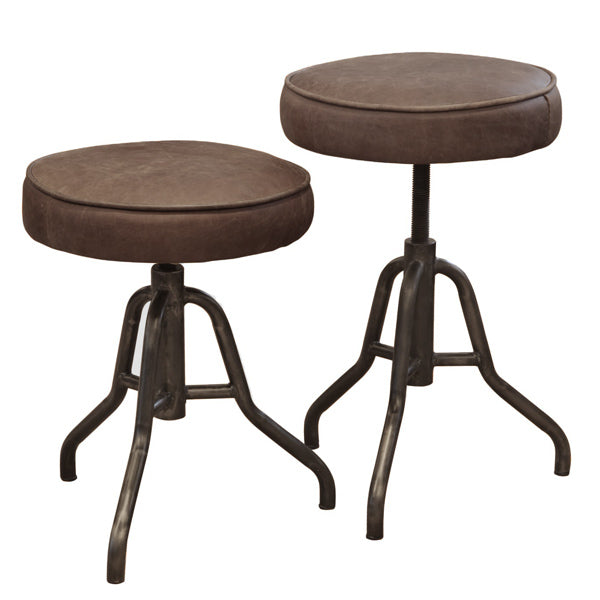 Oakley Wind Up Leather Stool