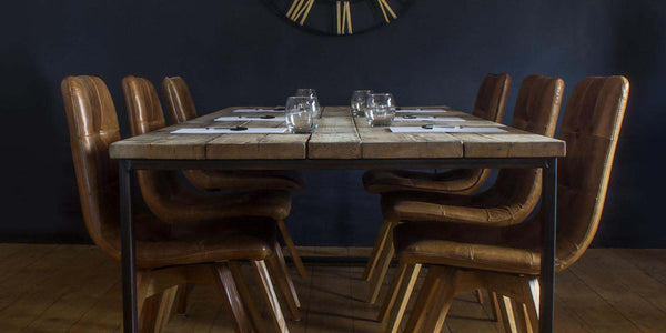 Oldman Industrial Reclaimed Wood Boardroom Table