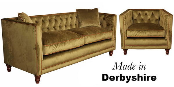 Padstow Armchair and Sofa Made in Derbyshire