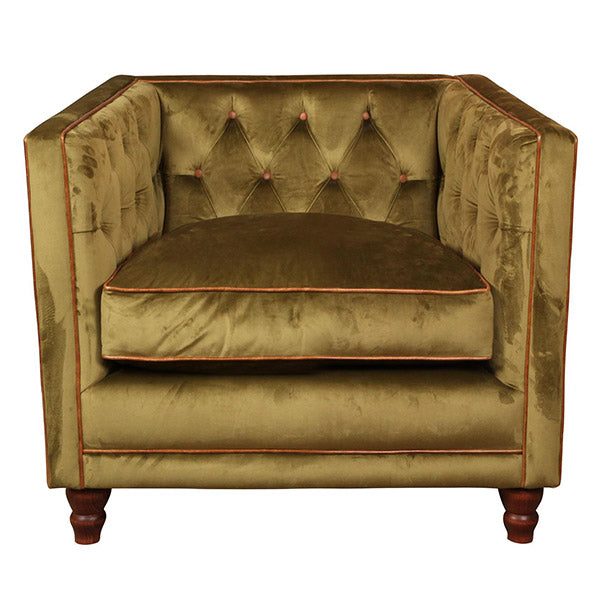 Padstow Armchair in Velvet