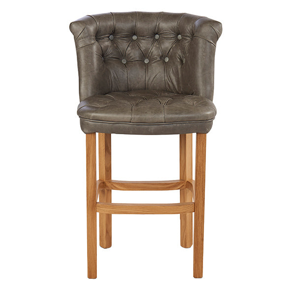 Parker Leather Bar Stool