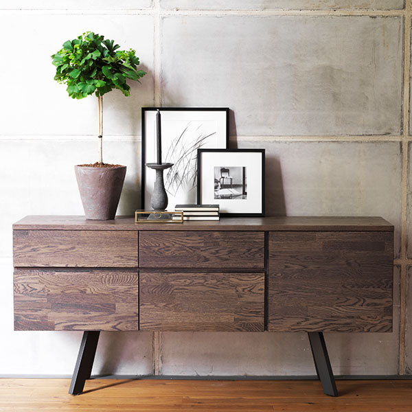 Picasso Oak Industrial Sideboard