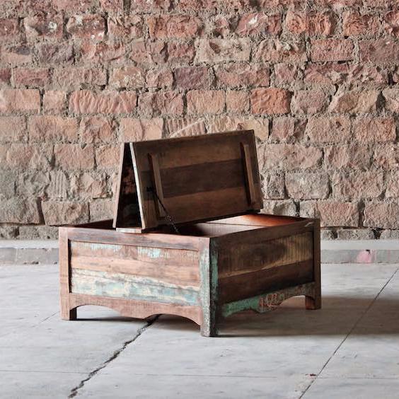 Riya Reclaimed Wood Trunk Coffee Table