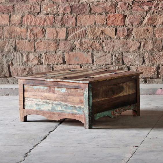 Riya Reclaimed Wood Trunk Coffee Table
