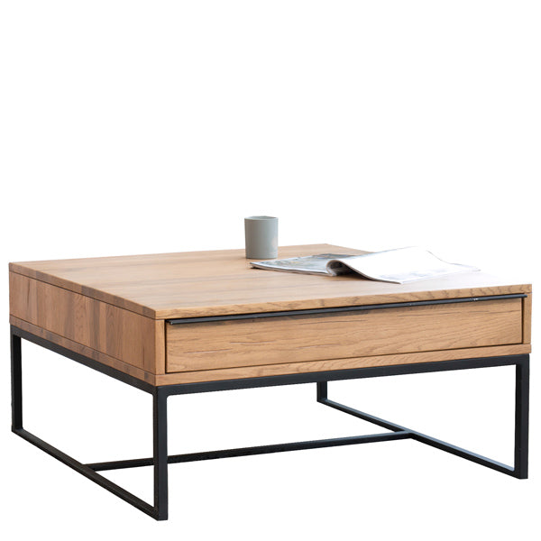Rocoo Industrial Oak Coffee Table