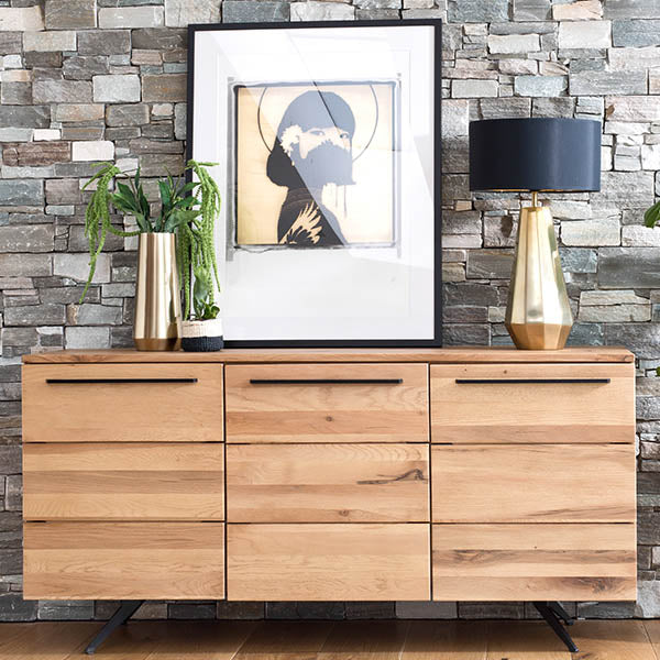 Rocco Industrial Oak Sideboard