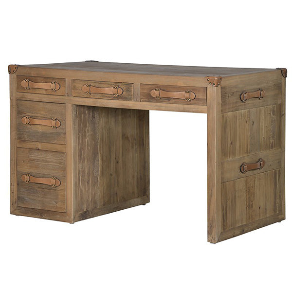 Carter Rustic Wooden Office Desk