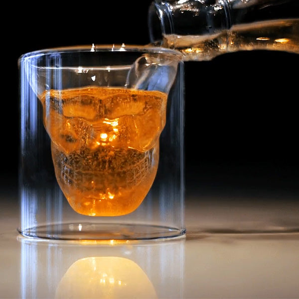 Skull Glass for Halloween