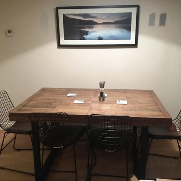 Standford Industrial Reclaimed Wood Dining Table