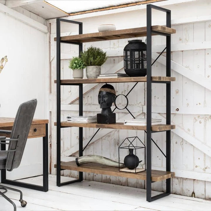 industrial bookcase