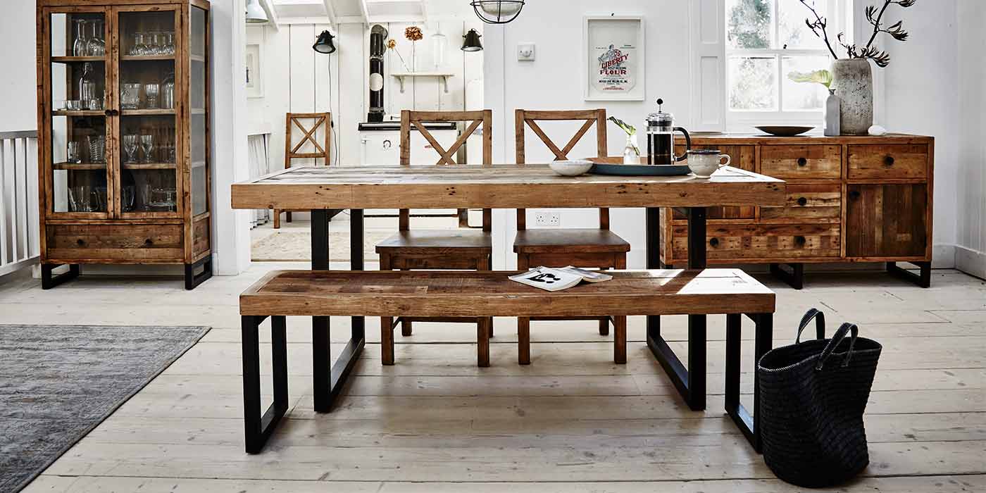 Standford Reclaimed Wood Dining Table