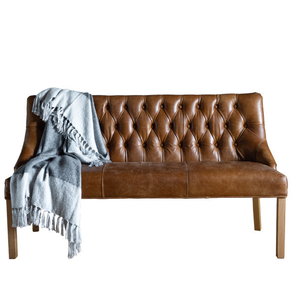 Stanton Cerato Leather Dining Bench