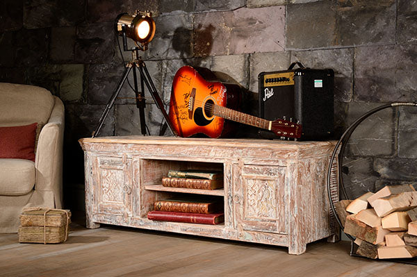 Whiteleaf Reclaimed Wood TV Cabinet