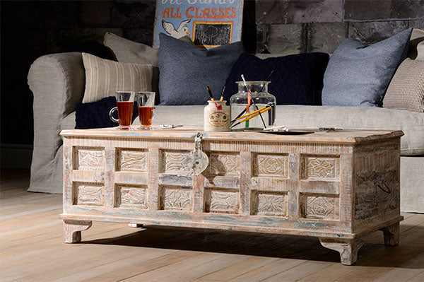 Whiteleaf Reclaimed Wood Trunk Coffee Table