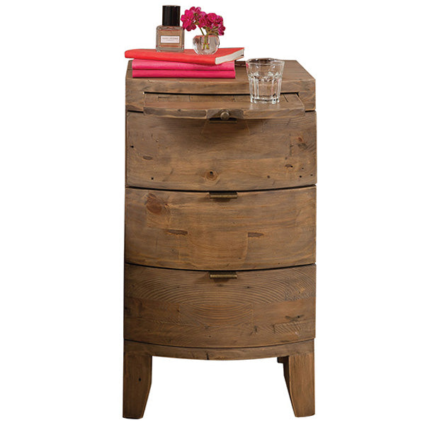 Winchester Reclaimed Wood Bedside with Pullout Tray