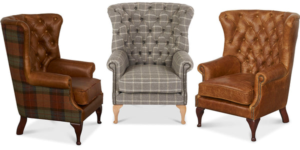 Wing Wrap Cerato Leather Armchair