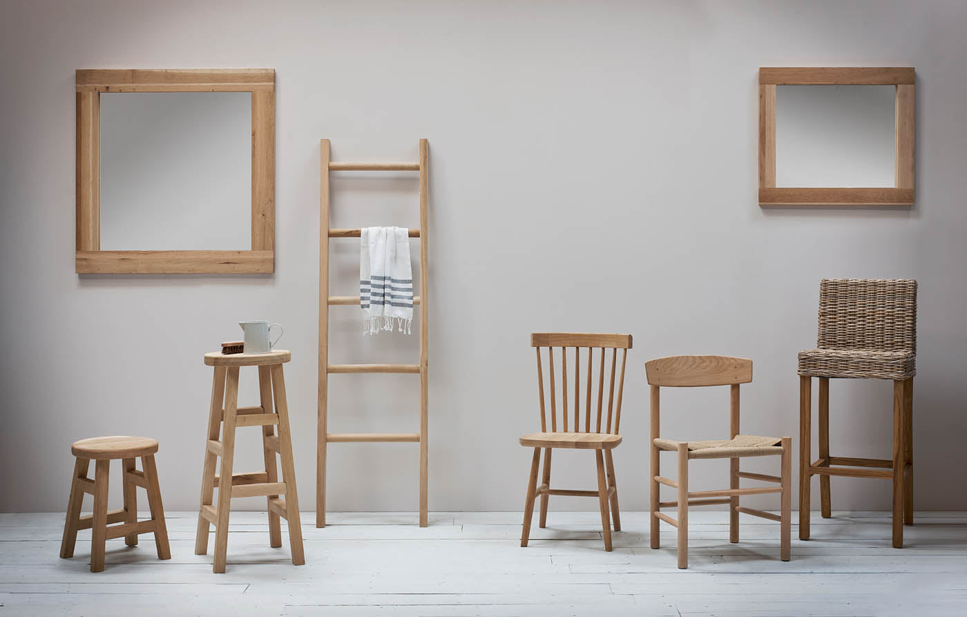Wooden Kitchen Stools and Chairs
