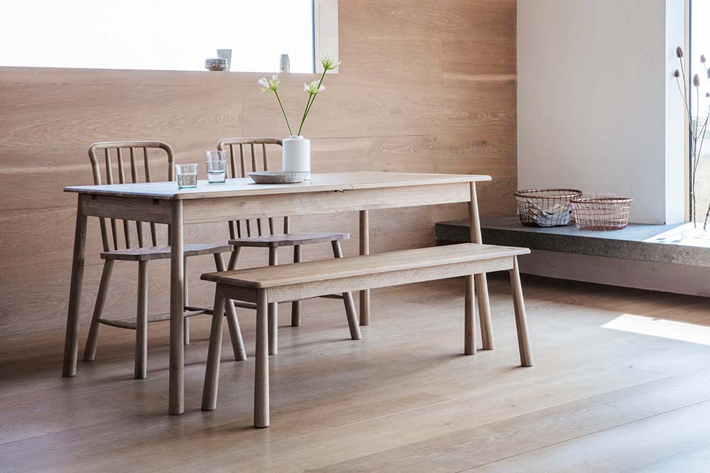 Wycombe Oak Dining Table and Bench