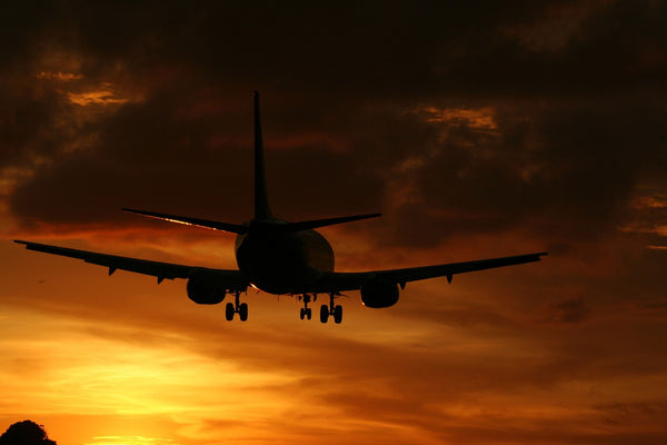 landing plane from holiday- modish living