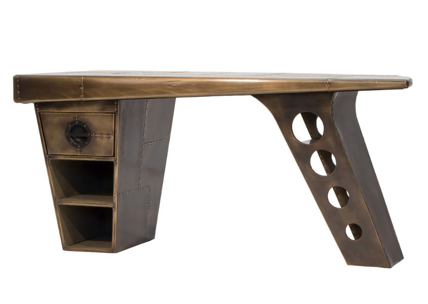 aviator  industrial office desk