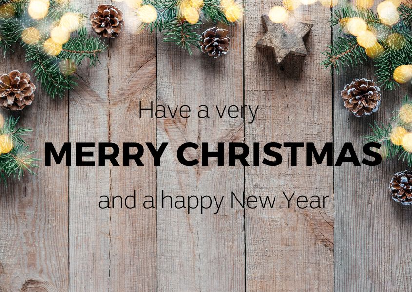 Christmas closure dates poster