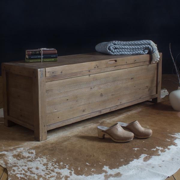Cotswold Reclaimed Wood Blanket Box