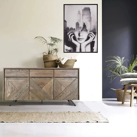 Eastwood Medium Rustic Oak Sideboard