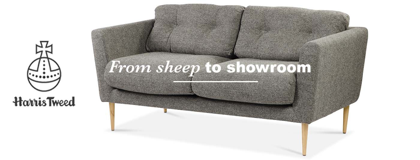 Harris Tweed Napier Sofa -Timberly