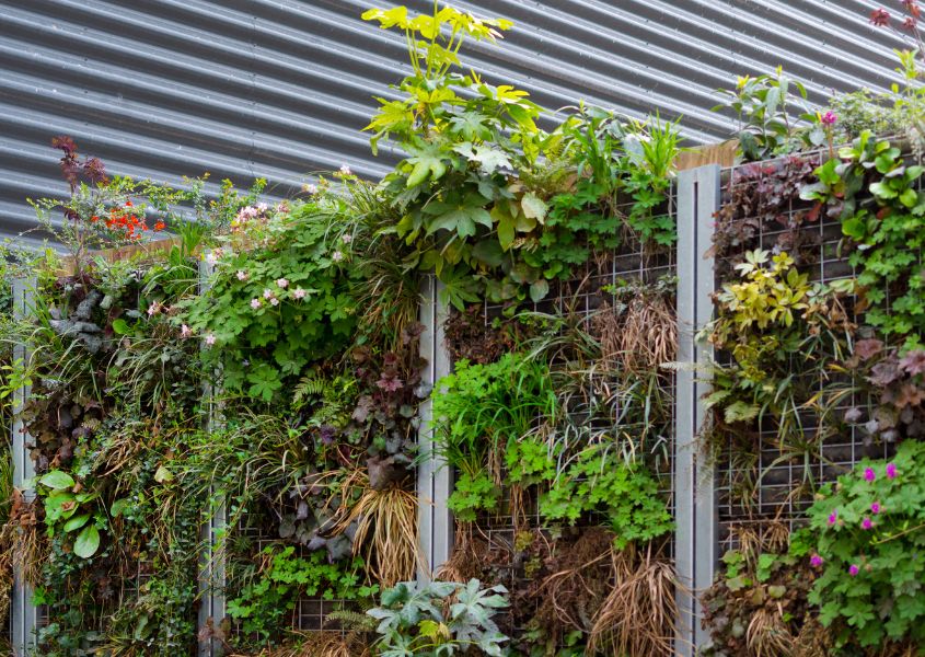 live vertical wall for how to style a small balcony blog