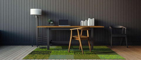 Louis De Poortere Spring Leaves Green Rug