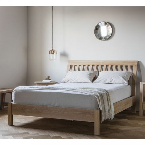 Hudson Living Marlow Solid Oak Bed King Size