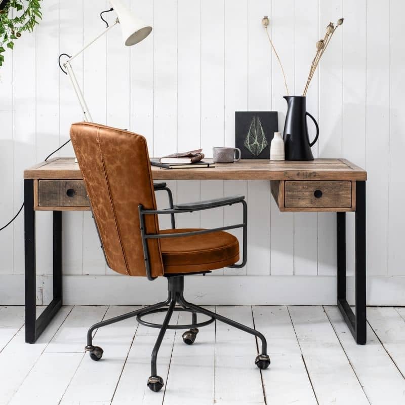 standford_brown_faux_leather_swivel_office_chair1